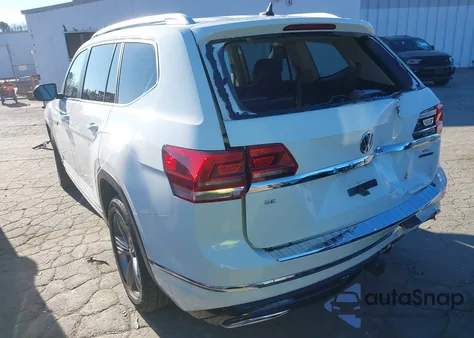 2019 Volkswagen Atlas 3.6L V6 Se W/Technology R-Line from USA, damaged, VIN 1V2XR2CA7KC576642